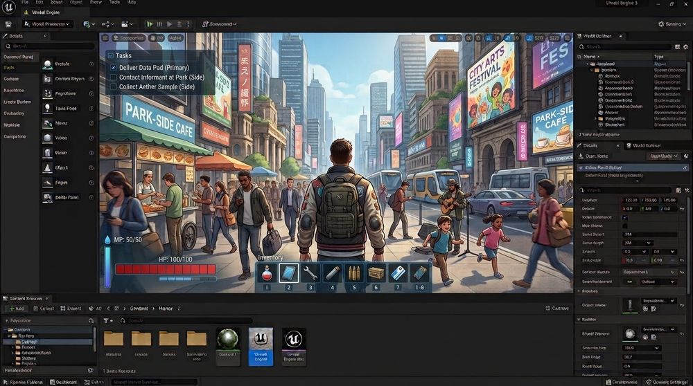 Преподаватель Unreal Engine 5, Разработка игр
