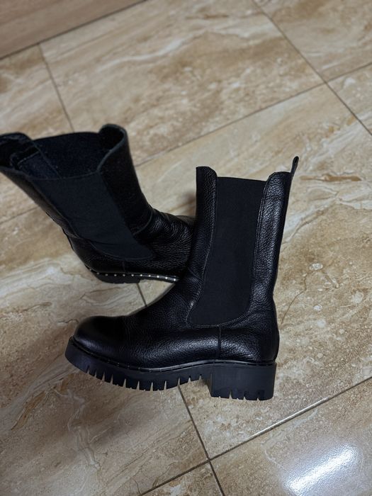 Ghete Chelsea piele naturala 37