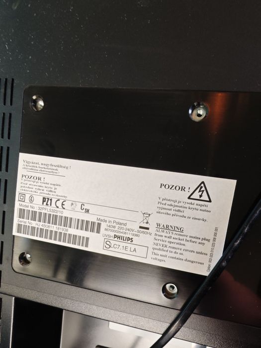 Телевизор Philips 32” 80 евро
Телевизор Philips 32” – Модел 32PFL5322/