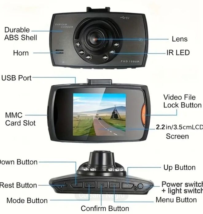 NOUA Camera bord 1080p