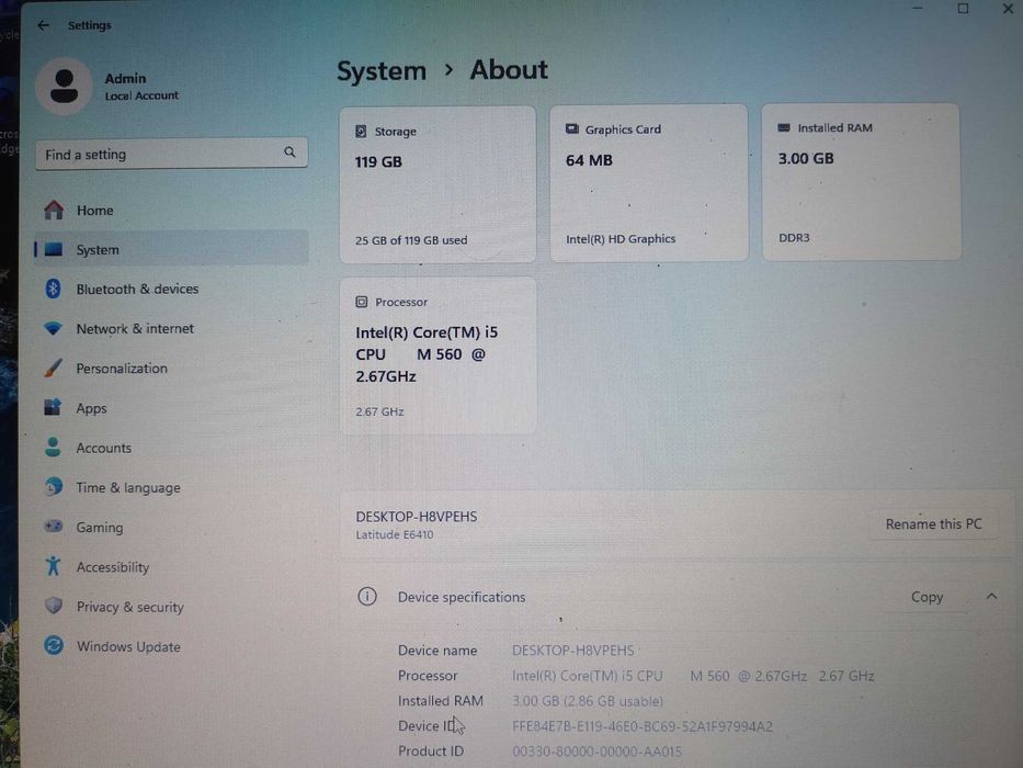 Лаптоп DELL Latitude e6410