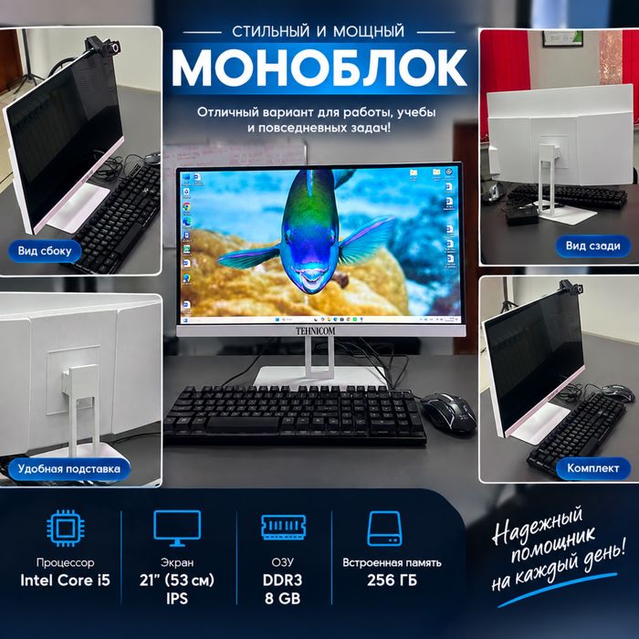 Моноблок, ноутбук, компьютер