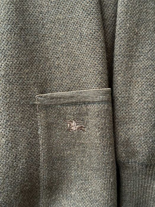 Като нов автентичен кардиган Burberry мериносова вълна за мъже L