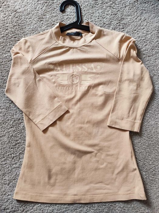 Alessa - Stylish Everyday Блуза С 3/4 Ръкав - Nude - Алеса