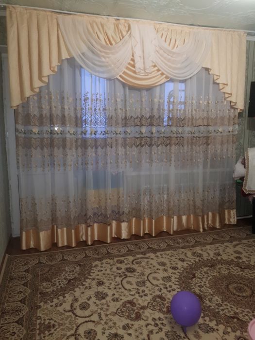 Ламбреконы с0 шторами комплект Элегант