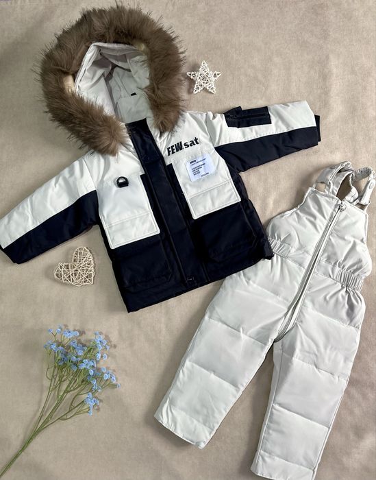 Зимний детский комбинезон