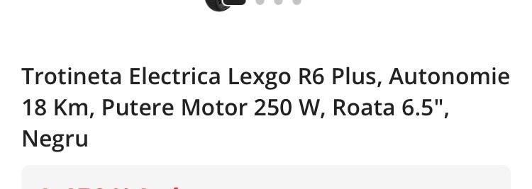 Trotineta lexgo R6 plus