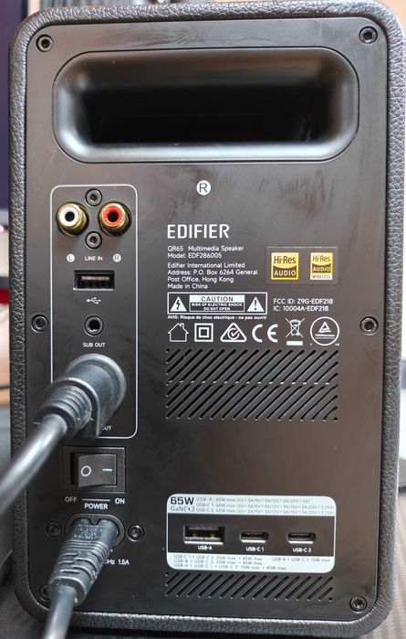 Boxe Active Edifier QR65, 70W Bluetooth 5.3 LDAC.