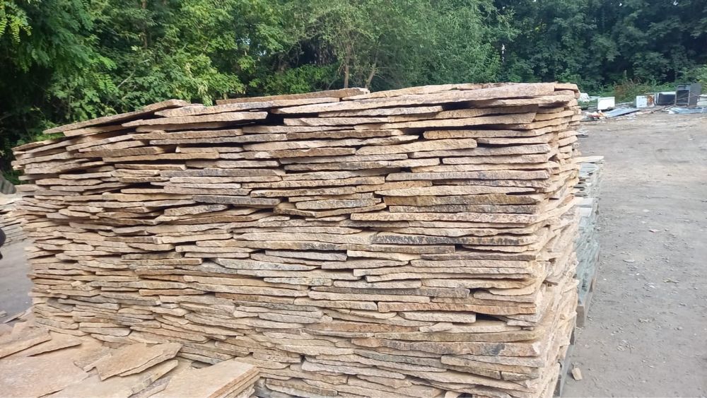 Камень Плитняк Жёлтый