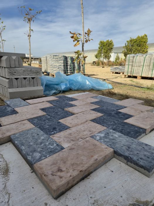 Кевларобетон Брусчатка под мрамор,