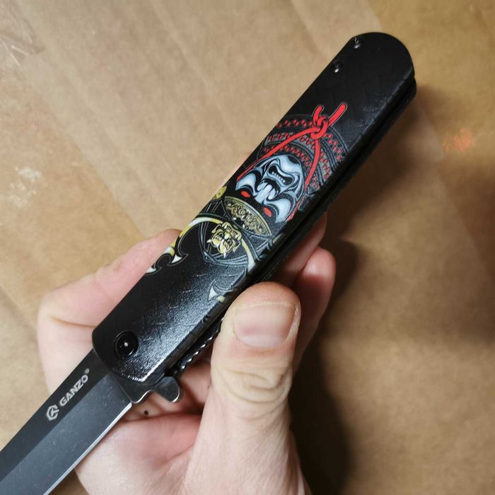 Сгъваем нож Ganzo Black Samurai Оригинален от Ganzo Firebird
