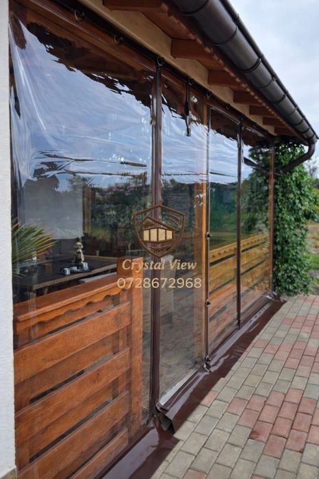 Închideri terase și foișoare cu folie