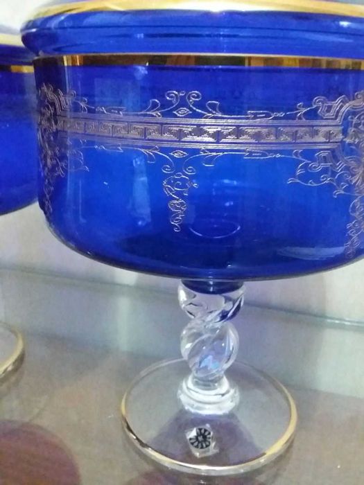 Ваза конфетница.  ЧЕХОСЛОВАКИЯ.