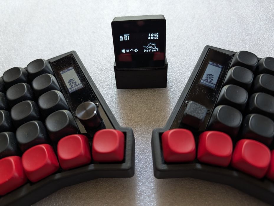 Ергономична Split клавиатура Sofle (ZMK) – Безжична + USB Dongle (BIOS поддръжка)
