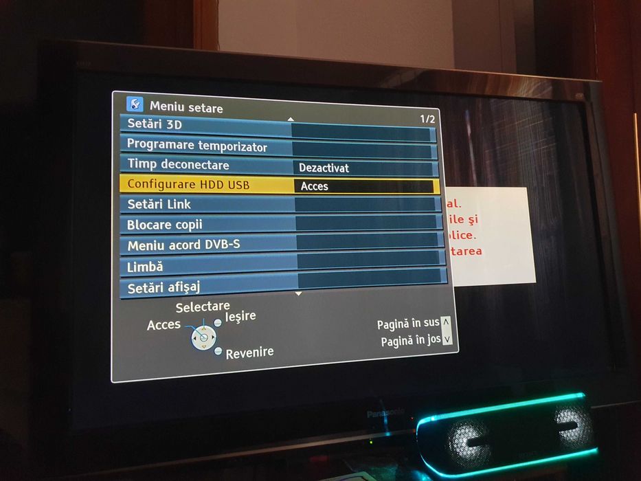 Televizor Plasma Panasonic 3D TX-P46VT20E 116cm