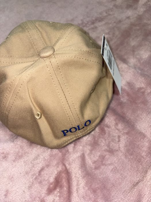 Sapca Polo Ralph Lauren Bej Maro Noua Nepurtata