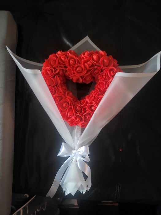 Buchet trandafiri 360°