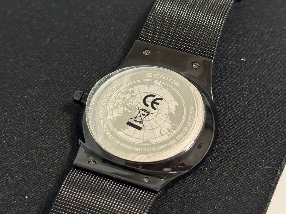 Ceas Barbati  BERING Solar Slim 40MM Cristal Safir