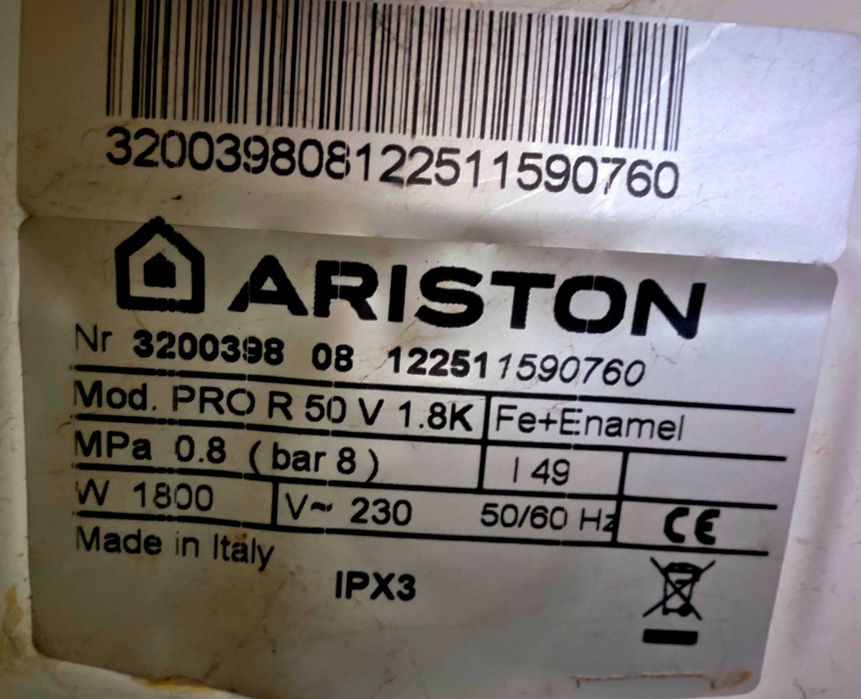 Boiler Ariston 49 litri