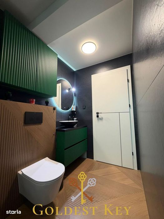 Apartament calitativ cu 3 camere, 2 bai, balcon, 2 garaje