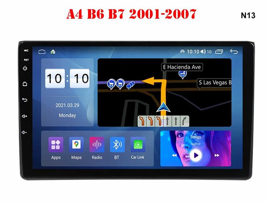 SIstem multimedia display de 9,8 inchi pentru AUDI A4 B6 B7 01-07