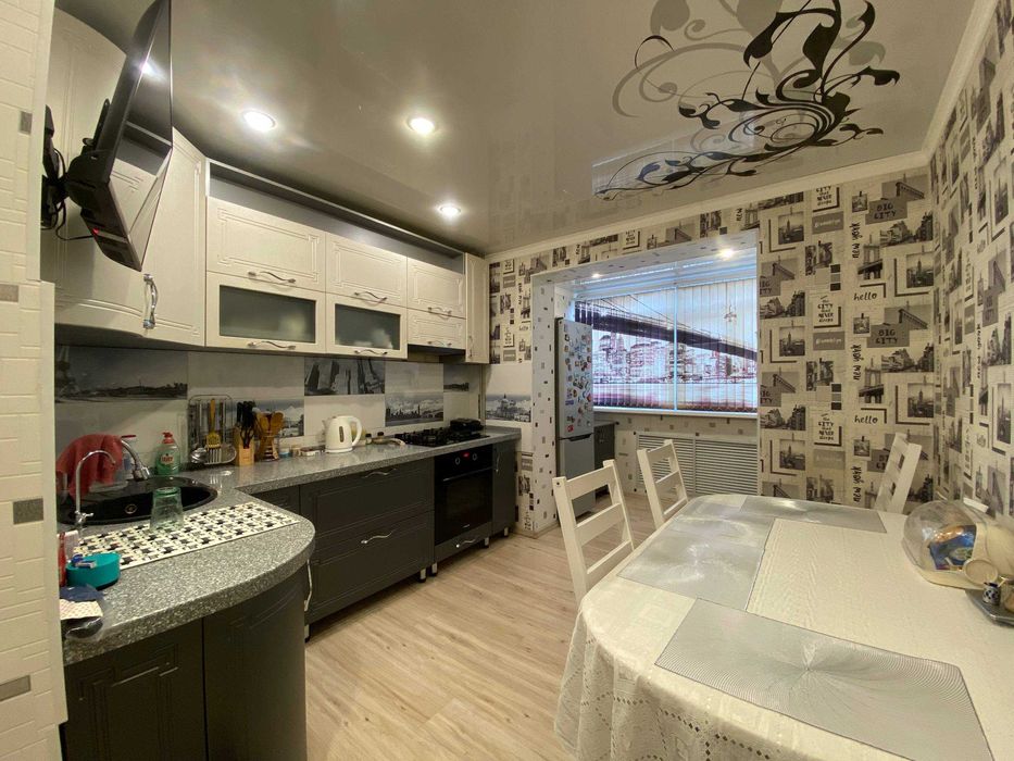 4-х, УП, 8 мкр, ремонт, мебель, техника