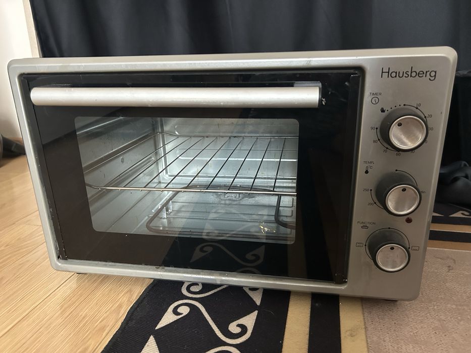 мини-печь серая