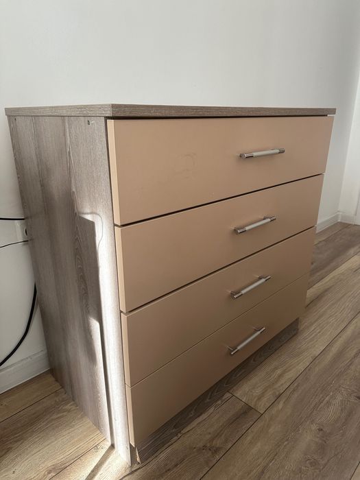 Комплект Спалня + Скрин + Гардероб + Нощни Шкафчета