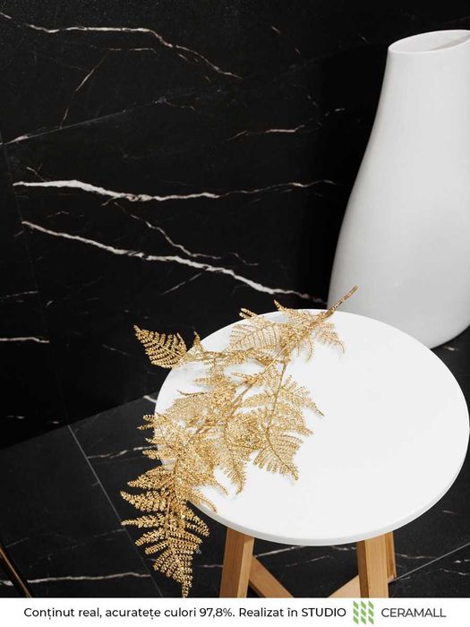 Gresie 26058 60x120 Black Gliter