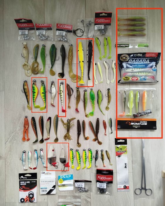 Set Shaduri spinning si voblere