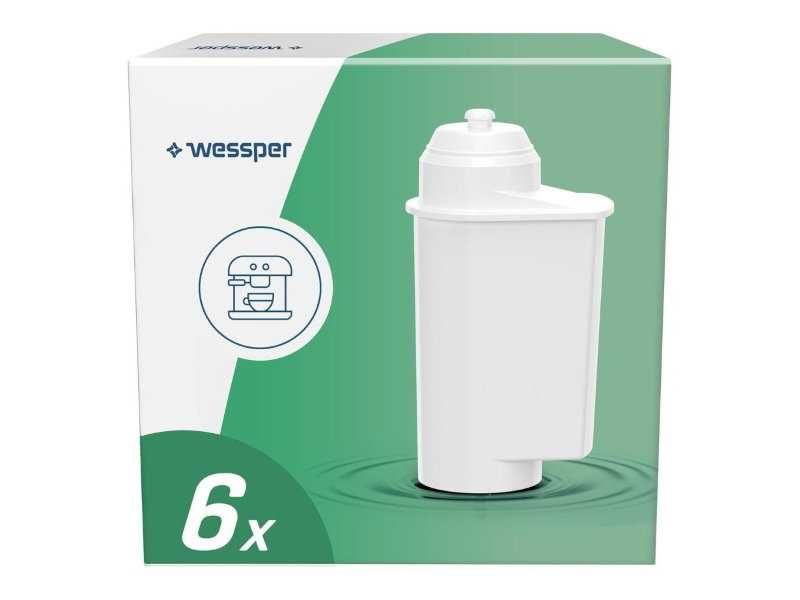 Филтри за Вода Wessper AQUAWHITE за Кафемашини Siemens EQ серия, Bosch  – 6 броя