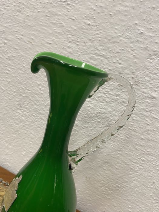 Италианска кана от разтопено стъкло мурано