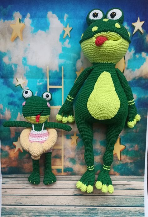 Плюшени играчки, ръчно плетиво