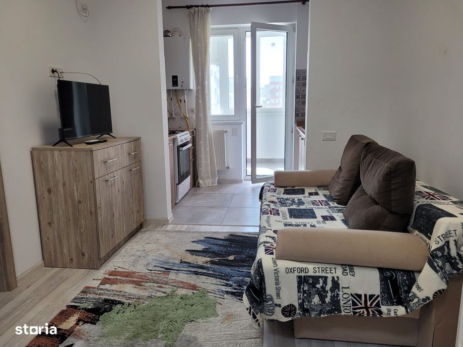 Metrou Berceni-Apartament 2 cam. tip studio-mobilat/utilat-INCHIRIERE