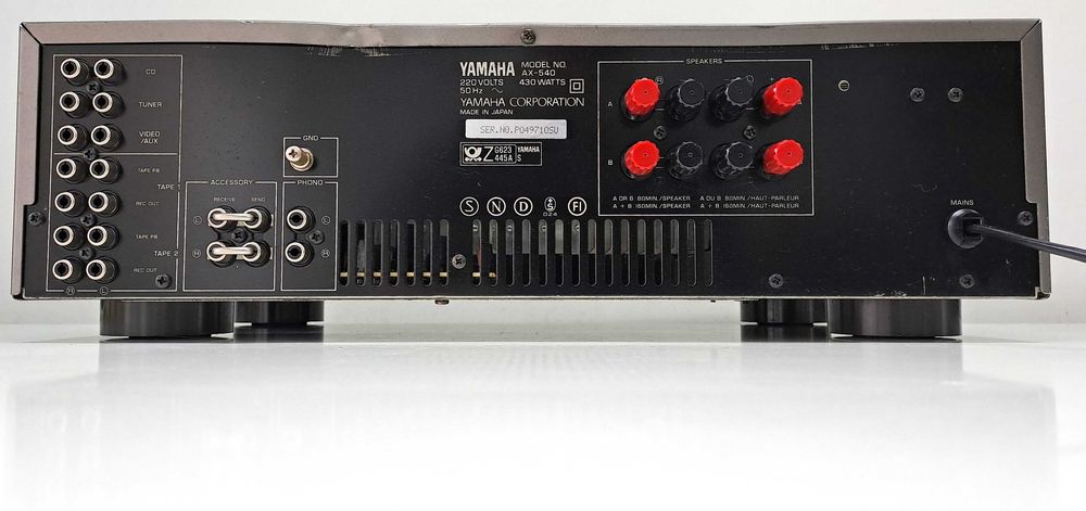 Yamaha AX-540 Amplificator Statie Audio Stereo Vintage Made in Japan