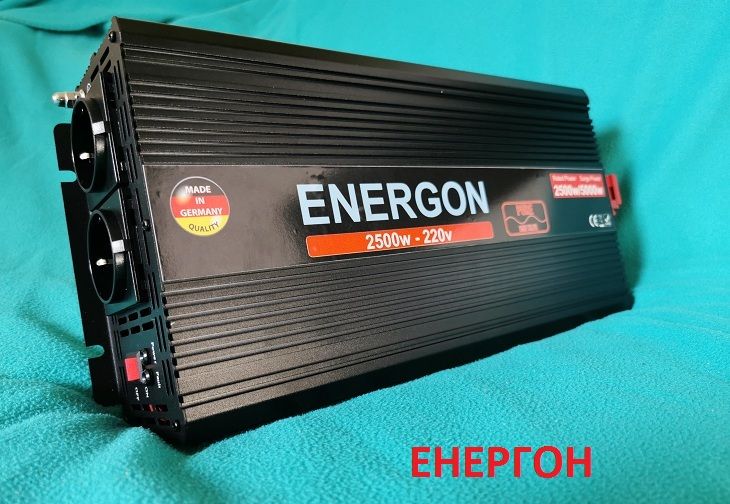 НЕМСКИ Инвертор 2500w / 5000 12v - 220v ПЪЛНА СИНУСОИДА солар кемпер