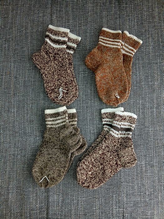 4 Perechi Sosete Groase de Iarna Crosetate Manual Marimea 43-46