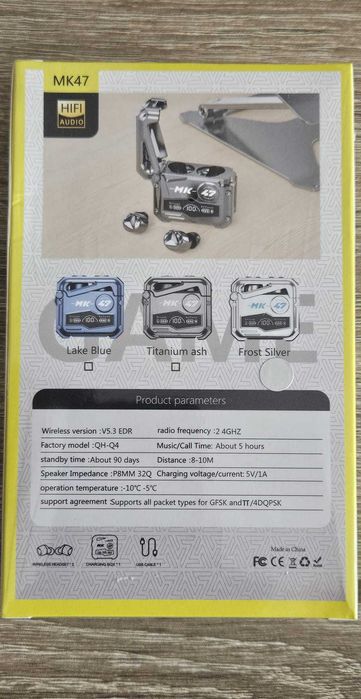MK47 Căști Bluetooth în ureche pentru jocuri