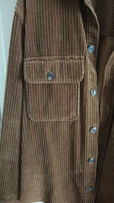 Jacheta MNG geaca corduroy - catifea reiata maro - Marime M