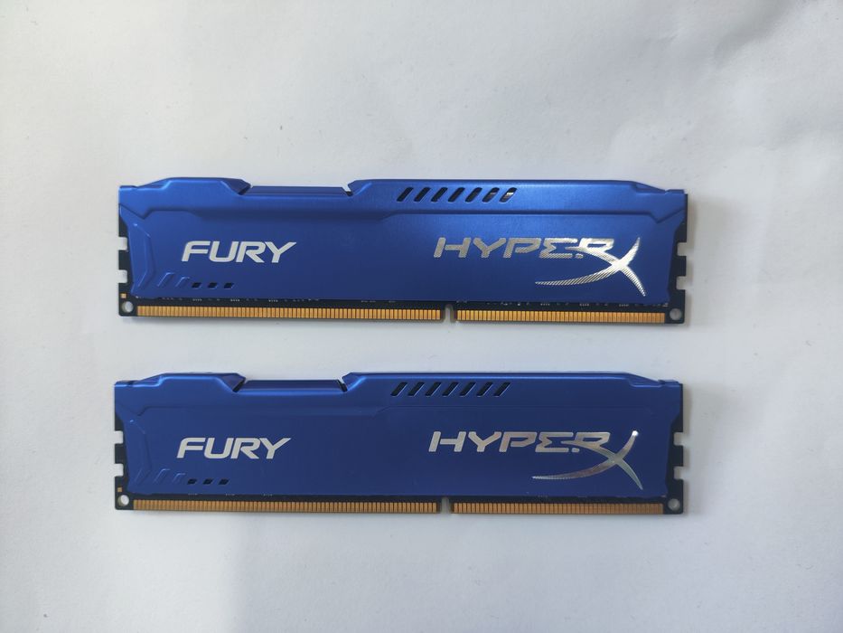 RAM 8 GB x 2 buc DDR3 Hyper Fury