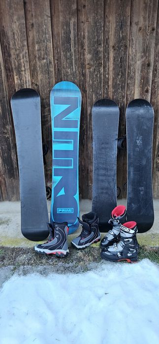 Snowboard aduți și copii + boots