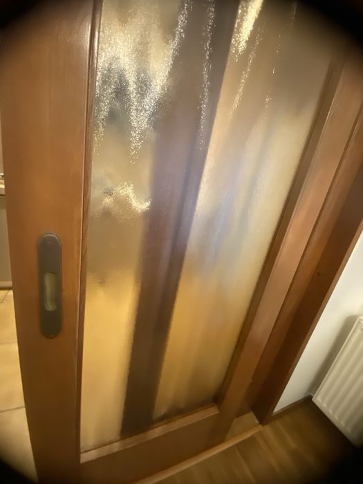 Usa dubla culisanta din lemn cires italia