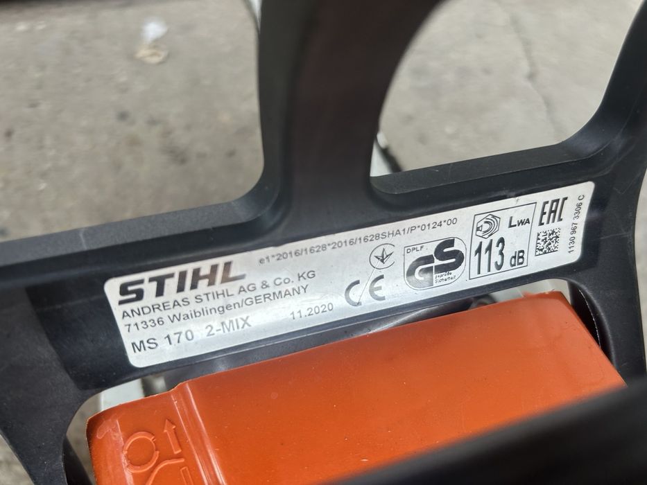 Бензинова резачка за дърва/ Моторен трион MS 170 2-MIX STIHL M