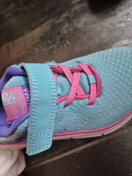 Детски маратонки Karrimor Duma 6 Girls Running Shoes - Teal/Pink
