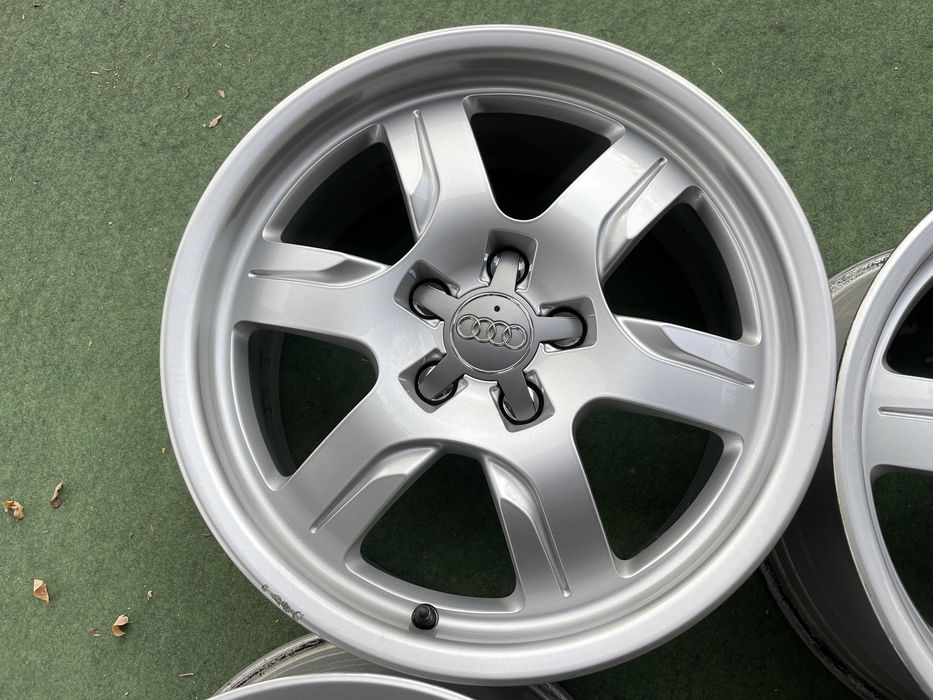 4бр. Отлични 17” Оригинални Джанти 5х112 за -AUDI- 7,5Jx17H2, ET28