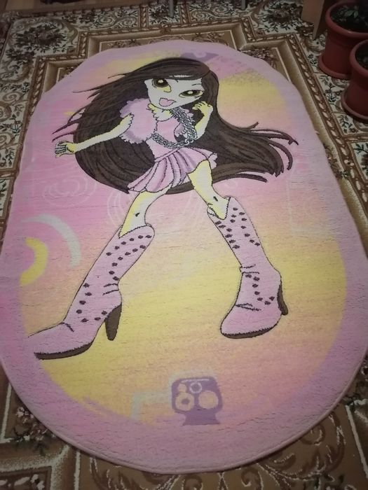 Covor cu prințesa pentru cameră fetițe