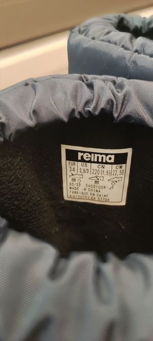 Продам детские сапоги Reima
