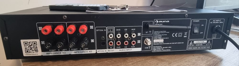 Стерео усилвател Auna 100w