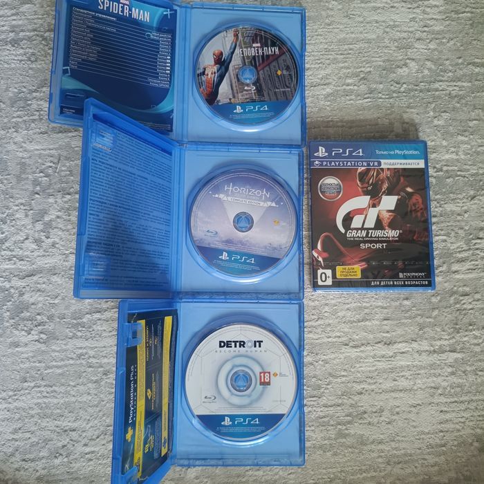 Продам 4 диска на ps4