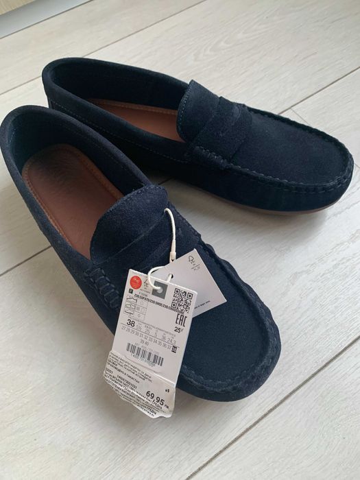 Обувки Zara, естествена кожа